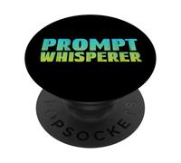 Prompt Whisperer - Geeky Tech AI Artificial Intelligence PopSockets Adhesive PopGrip