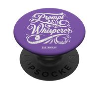Prompt Whisperer - Geeky Tech AI Artificial Intelligence PopSockets Adhesive PopGrip