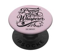 Prompt Whisperer - Geeky Tech AI Artificial Intelligence PopSockets Adhesive PopGrip
