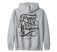 Prompt Whisperer - Geeky Tech AI Artificial Intelligence Zip Hoodie