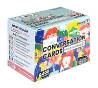 Prompta 400 Conversation Cards for Coworkers - Fun Icebreaker Teambuilding 2-in-1 Game for Work - 2.5" x 1.75" Question Cards to Get to Know Your Colleagues and Improve Team Dynamics