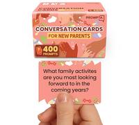 Prompta 400 Conversation Cards for New Parents - Fun Questions to Connect & Talk About Parenting Essentials - Gift for New Mom & Dad - Conversation Starters for Couples - Age 18+