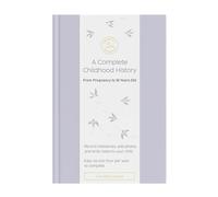 Promptly Journals, A Complete Childhood History: From Pregnancy to 18 Years Old (Lavender Purple, Linen) | Baby Book and Pregnancy Journal | Baby Memory Book