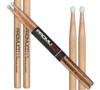Promuco American Hickory Nylon Tip Drumsticks 2B - Heavy Rock Sticks - Since 1964