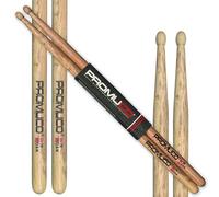 Promuco Oak Drumsticks 2B - Rock Sticks - Wood Tip - A British Brand since 1964