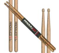 Promuco Oak Drumsticks 5A - Durable Rock & Pop Sticks - Wood Tip - Since 1964