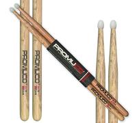 Promuco Oak Nylon Tip Drumsticks 2B - Heavy Oak Rock Sticks - Since 1964