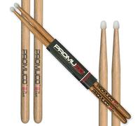 Promuco Oak Nylon Tip Drumsticks 7A - Compact Jazz Sticks - Since 1964