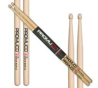 Promuco Rock Maple Drumsticks 5A - Lightweight All-Round Sticks - Wood Tip - Since 1964