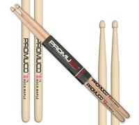 Promuco Rock Maple Drumsticks 7A - Lightweight Jazz Sticks - Wood Tip - Since 1964