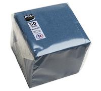Pronappe 50 Napkins Micro-Embossed Paper 20x20cm 2-Ply Pacific Blue