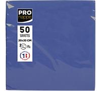PROnappe Napkins 2 Ply Blue 10 x 10 x 9.5 cm 50 Pieces