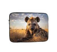 Prone Hyena Patterned Laptop Case - 15 inch Slim and Portable, Suitable for Office Travel and Commute