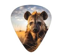 Prone Hyena Printed pick set - 12 pieces, thin, medium and thick guitar picks, suitable for guitar, bass, electric guitar and ukulele