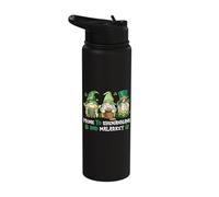 Prone to Shenanigans and Malarkey Gnomes Stainless Steel Insulated Water Bottle