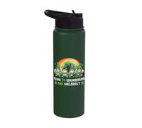 Prone to Shenanigans and Malarkey Rainbow Stainless Steel Insulated Water Bottle