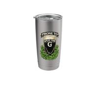 Prone to Split The G Drinking Irish Shamrock St Patricks Day Stainless Steel Insulated Tumbler