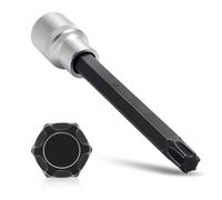 Pronese Head bolt socket for Audi and VW,Polydrive Head Bolt Tool 1/2" Drive140MM Long 6-Point M10 Socket