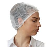 PRONETS - DISPOSABLE HAIRNETS - MADE IN BRITAIN (One Size 21'', WHITE, 1000)