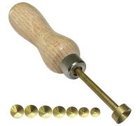 Prong and Bezel Pusher with 7 Detachable Heads Stone Setting Tool