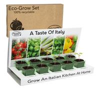 Pronto Seed Grow Your Own Italian Herbs & Veg Kit - 5 Varieties - Gardening Gift Set