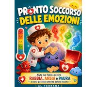 Pronto Soccorso delle Emozioni: Aiuta tuo figlio a gestire la rabbia, l'ansia e la paura: il libro-gioco con attività da fare insieme per calmare le emozioni dei bambini | 6-9 anni