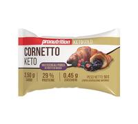 ProNutrition Multi-Grain Keto Croissant (50g, Berries) - Keto Brioche Puff with No Added Sugars and Low Carbohydrates - Ideal for Breakfast or Snacks - Made in Italy