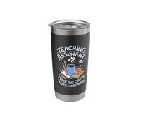 Proof Coffee Fixes Teaching Teach School Teacher Assistant Stainless Steel Insulated Tumbler