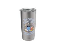 Proof Coffee Fixes Teaching Teach School Teacher Assistant Stainless Steel Insulated Tumbler
