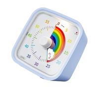 Proof Quiet Timer with Rotating Knob Cartoon Construction Time Management Tool for Study Cooking Playtimes Multipurpose Timer