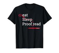 Proof Read Funny Grammar Value Graphic T-Shirt, Men, Black, M