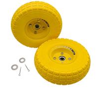 Proof Sack Truck Wheels 2 X 10" Trolley Tyre 2 Split Pins Heavy Duty