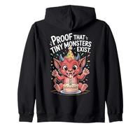 Proof That Tiny Monsters Exist Cryptid Folklore Zip Hoodie
