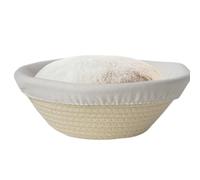 Proofing Basket - Round with Coating | Ideal for Craft Bread and Sourdough | Kitchen Accessory for Pastry and Bakery