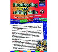 Proofreading And Editing Skills: Extension: Practical Activities Using Text Types
