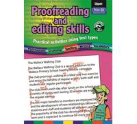 Proofreading and Editing Skills : Practical Activities Using Text Types Upper