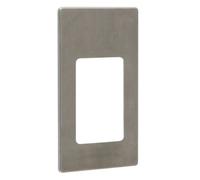ProofVision Brushed Steel Face Plate for PV10 In-Wall Electric Toothbrush Charger - PV10-BS-FR