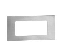 Proofvision Face Plate for PV11 In-Wall Twin Electric Toothbrush Charger and PV12 Shaver Combo | Brushed Steel | 162mm x 89mm x 4mm