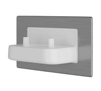 ProofVision Brushed Steel In-Wall Twin Electric Toothbrush Charger - PV11P-BS-FR