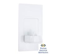 in-Wall Electronic Toothbrush Charger by ProofVision Compatible with Oral B/Braun Electric Toothbrushes, New White with a Choice of Fascia