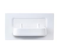 in-Wall Twin Electronic Toothbrush Charger by ProofVision Compatible with Oralraun Electric Toothbrushes. Fascia Plate in a 3 Colour Choices (Charger)