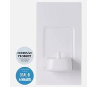 in-Wall Electronic Toothbrush Charger by ProofVision Compatible with Oral B/Braun Electric Toothbrushes, New White with a Choice of Fascia