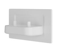 Proofvision In-Wall Twin Electric Toothbrush Charger | White | 162mm x 89mm x 93.5mm
