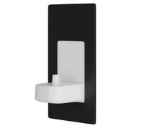 ProofVision Metal In-Wall Electric Toothbrush Charger | Black | 89mm x 162mm x 93.5mm