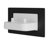 Proofvision Metal In-Wall Twin Electric Toothbrush Charger | Black | 162mm x 89mm x 93.5mm