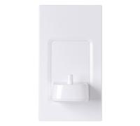 in-Wall Electronic Toothbrush Charger by ProofVision Compatible with Oral B/Braun Electric Toothbrushes, New White with a Choice of Fascia
