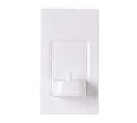 in-Wall Electronic Toothbrush Charger by ProofVision Compatible with Oral B/Braun Electric Toothbrushes, New White with a Choice of Fascia