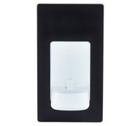 Proofvision Pv10P Tbcharge In-Wall Electric Toothbrush Charger With Black Steel Cover