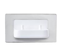 Proofvision Pv11P Tbcharge Dual In-Wall Electric Toothbrush Charger With Polished Steel Cover