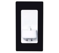 Proofvision Pv12P Tbcharge In-Wall Electric Toothbrush Charger & Shaver Socket Black